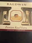 Baldwin 95255-003 Lent Left Hand Wave Lever Keyed Lockset. Fixed Price $129.00.