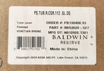 Baldwin PSTUBCSR112 Tube Passage Leverset With Contemporary Square Rose. Fixed Price $65.00.