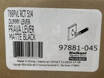 Kwikset 788PVLRCT-514 Prava Dummy Door Lever With Knurled Handle Matte Black. Fixed Price $24.29.