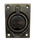 Baldwin Bronze Flush Ring Pull Door Hardware 1/2" X 3 5/16". Fixed Price $21.00.