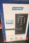 Schlage FE695 Cen 622 Lat Keyless Touchscreen Door Lock Matte Black. Fixed Price $115.00.