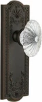 Grandeur Parthenon Plate Burgundy Crystal Knob Timeless Passage 2.375". Fixed Price $89.60.