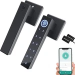 Modern Black Biometric Door Lock With Fingerprint, Anti-peeping Passwor.... Fixed Price $39.99.