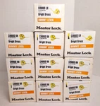 Master Lock Dummy Lever Door Handle - Lot Of 10 Bright Brass Nos. Fixed Price $62.99.