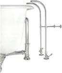 Elizabethan Classics Brushed Nickel Freestanding Tub Supply Lines No Handles. Fixed Price $99.00.