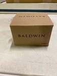 Baldwin Half Dummy Crystal Knob & Square Rose Satin Brass, Model #ABC123. Fixed Price $64.99.