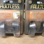 Nos Faultless DBC2 Double Cylinder Dead Bolt Door Lock Pair, Keyed Alike Pewter. Fixed Price $45.00.