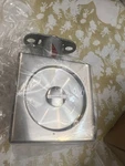 Emtek 2135US15 Square Tubular 2-1/2" Privacy Pocket Door Lock,satin Nickel. Fixed Price $59.95.
