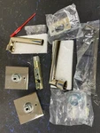 Baldwin Pv.tub.csr Tube Privacy Leverset, Square Rose, Polished Nickel. Fixed Price $58.99.