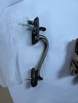 Schlage F62CAM505ACC605RH Camelot Handleset 2-SIDES Lever Bright Brass. Fixed Price $35.99.
