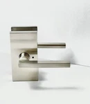 Baldwin PV.SQU.R.CFR.150.6L.DS Square Privacy Door Lever Set - Satin Nickel. Fixed Price $78.00.