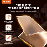 Pet Replacement Flap, Compatible With Doors, Measures 8.25" X 12. Fixed Price $19.95.