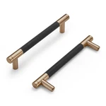 Dazzleeta 10 Pack Cabinet Handles Champagne Bronze Black 3/4 Inch Brass. Fixed Price $54.54.