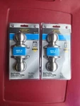 Set Of 2 Defiant Saturn Stainless Steel Bed/bath Privacy Door Knob. Fixed Price $17.99.
