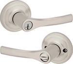 Kwikset Henley Entry Door Handle With Lock Key, Secure Keyed Reversible Leve. Fixed Price $42.87.