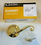 Pack Of 6 Ultra Hardware Door Knob Lever Style Dummy 44310R1 Polished Brass. Fixed Price $25.00.