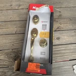 Kwikset Front Entry Lock Juno Door Knob Brass 98001-196 Open Box New. Fixed Price $99.99.