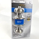 Defiant 883 624 Hartford Satin Nickel Bed/bath Door Knob Locking-sealed. Fixed Price $24.89.
