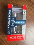 Schlage Orbit Keyed Entry Door Knob Light Commercial F51 Csv 626 New. Fixed Price $25.00.
