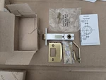 Baldwin 8523 5498-030-P Privacy Lever Latch Bolt Images 2-3/4" Backset Polished. Fixed Price $54.99.