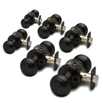 Copper Creek Matte Black Door Knobs Round Colonial Knob, Non-locking Passag.... Fixed Price $80.48.