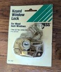 Vintage 1980S Fortress Keyed Lock Wood Sash Windows WL-1400 W/ 2 Keys. Fixed Price $14.99.