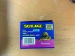 Schlage 609 F170 Flair Antique Brass Left-handed Dummy Door Lever. Fixed Price $12.00.