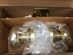 Titan Kwikset 720H 3 Rcl RC5 Hancock Passage Brass Colored Doorknob. Fixed Price $12.99.