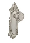 Warehouse Victorian Plate With Mission Knob Passage - 2.75" Satin Nickel. Fixed Price $39.06.