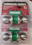 Tell Commercial Ball Passage Lock Stainless Steel Backset 3/8" CL100003 2X. Fixed Price $34.99.