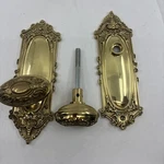 Nostalgic Warehouse Victorian Long Plate Knob Brass Incomplete See. Fixed Price $53.99.