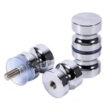 Zksm 2 Set Shower Screen Handle Bathroom Door Knob With Solid Silver. Fixed Price $17.30.