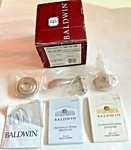 New Baldwin 5455-150-RDM Brass Right Hand Half Dummy Lever Satin Nickel Nos. Fixed Price $64.88.