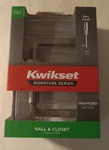 New Kwikset Trafford Interior Door Lever Hall/closet Satin Nickel 97201-003. Fixed Price $6.99.