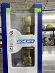 Schlage F10VBEL605 Bell Door Knob Hall & Closet Passage Lock, Pack Of 1, Bright. Fixed Price $9.00.