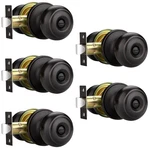 Ehomeware 5 Pack Bronze Door With Lock, Interior Knobs For Bedroom/bat. Fixed Price $60.04.