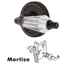 Nostalgic Warehouse Mortise Keyhole Classic Rosette Parlor Lever Bronze Crystal. Fixed Price $59.00.