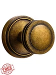 Sorwduerm 4PK Antique Brass Dummy Knobs. Fixed Price $102.99.