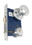 Marks 22AC Lhr Satin Chrome Double Cylinder Iron Gate Ornamental Mortise Lock.... Fixed Price $231.16.