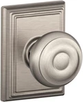 Schlage F10 Georgian Door Knob With Addison Trim, Hall & Closet. Fixed Price $20.99.