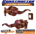 Constructor Prelude Privacy Door Lock Lever (no Key) Antique Copper Bed & Bath. Fixed Price $15.97.