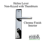 Emtek Helios Door Lever Non Keyed Right Split Finish Handle Pair. Fixed Price $278.25.