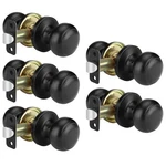 Haidms 5 Pack Matte Black Passage Knobs For Closet/interior Doors. Fixed Price $84.78.