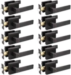 Priobrico Oil Rubbed Bronze Interior Door Handle With Lock Privacy Levers F. Fixed Price $302.99.