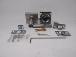 Kwikset Casey Entry Door Handle W/ Key Lock Satin Nickel Pick Resistant. Fixed Price $24.64.