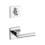 Kwikset Montreal Square Interior Single Cylinder Handleset Trim Bright Chrome. Fixed Price $39.99.