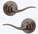 Kwikset Tustin Antique Nickel Passage Hall/closet Door Lever Handle. Fixed Price $28.95.