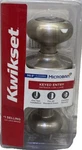 Kwikset Microban Brushed Nickel Keyed Entry Door Knob 31. Fixed Price $16.07.