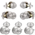 Probrico Brushed Nickel Entry Privacy Passage Dummy Lock Set Round Door Knobs. Fixed Price $11.54.