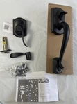 Schlage FE285 Cam 716 Acc Aged Bronze Handleset. Fixed Price $60.00.